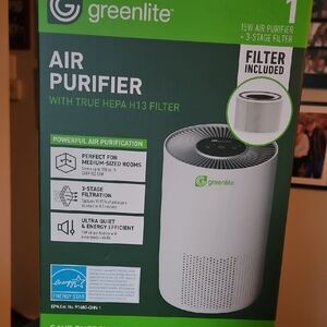 Air Purifier with True HEPA Filter - White